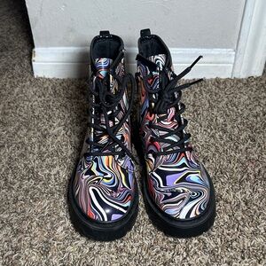 Steve Madden Multicolor Swirl Kids Boots